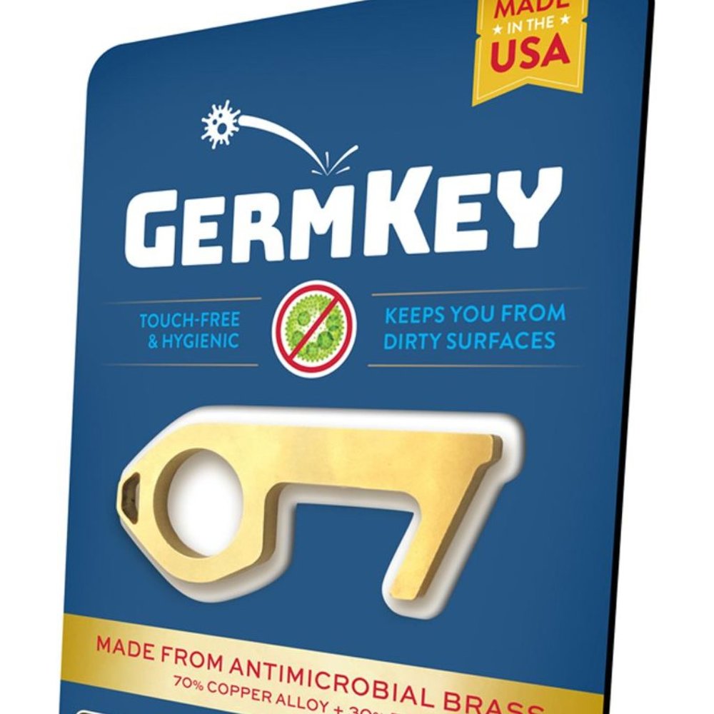 Brand New GermKey Zinc and Copper Hand Tool
